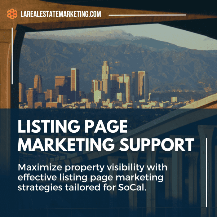 Listing Page Marketing Services for Southern California Properties